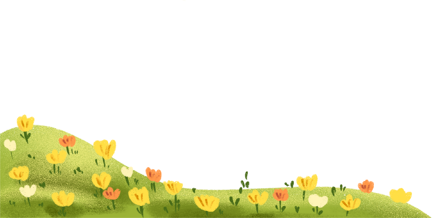 Grass and flower illustration